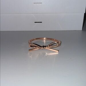 Brand new Kate spade rose gold bow bangle bracelet 🎀